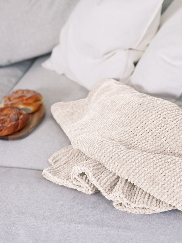 24024-B Velvet touch teppe - Natur