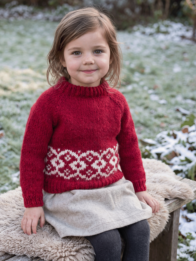 621VL-04a Vintra sweater barn