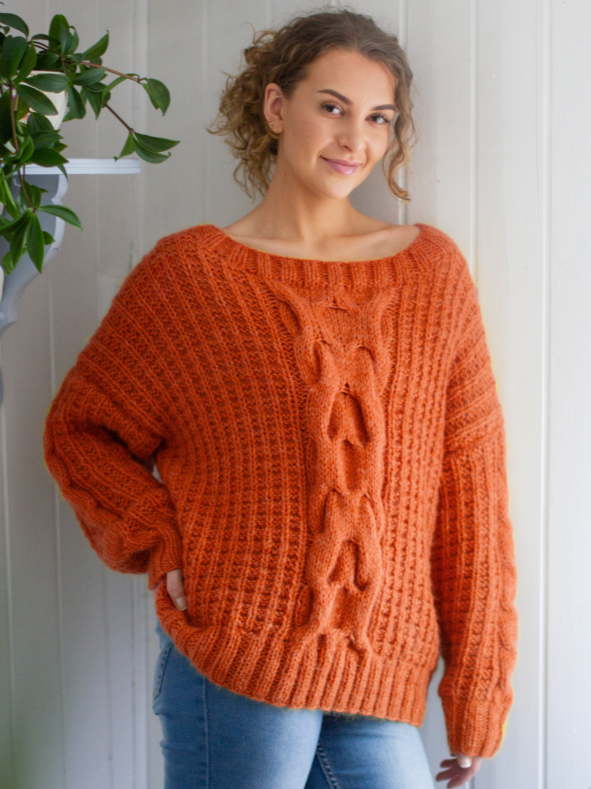 VIVENDEL bluse støvet orange