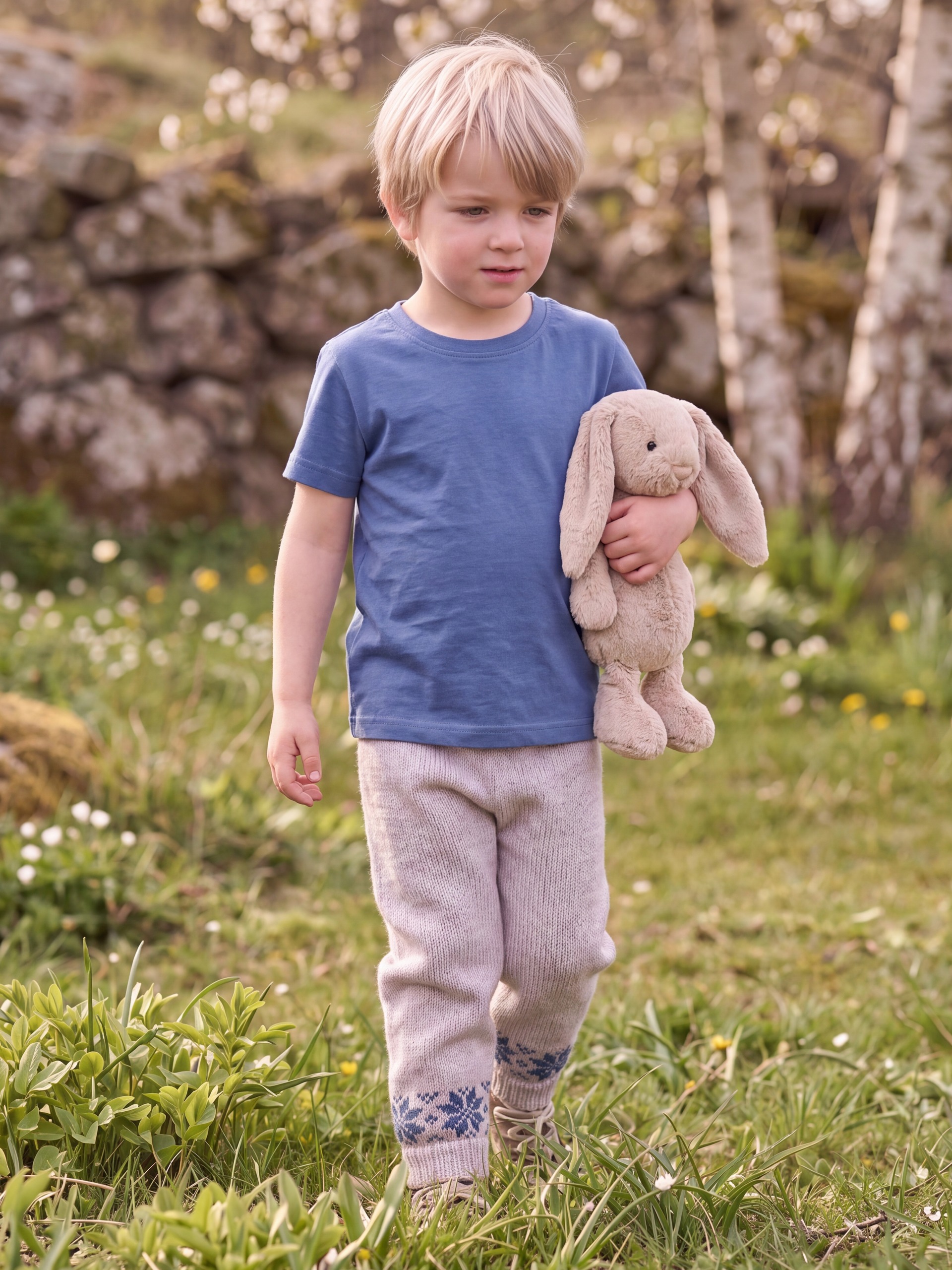 621MS-04e Chunky selbu bukser (Merinor)