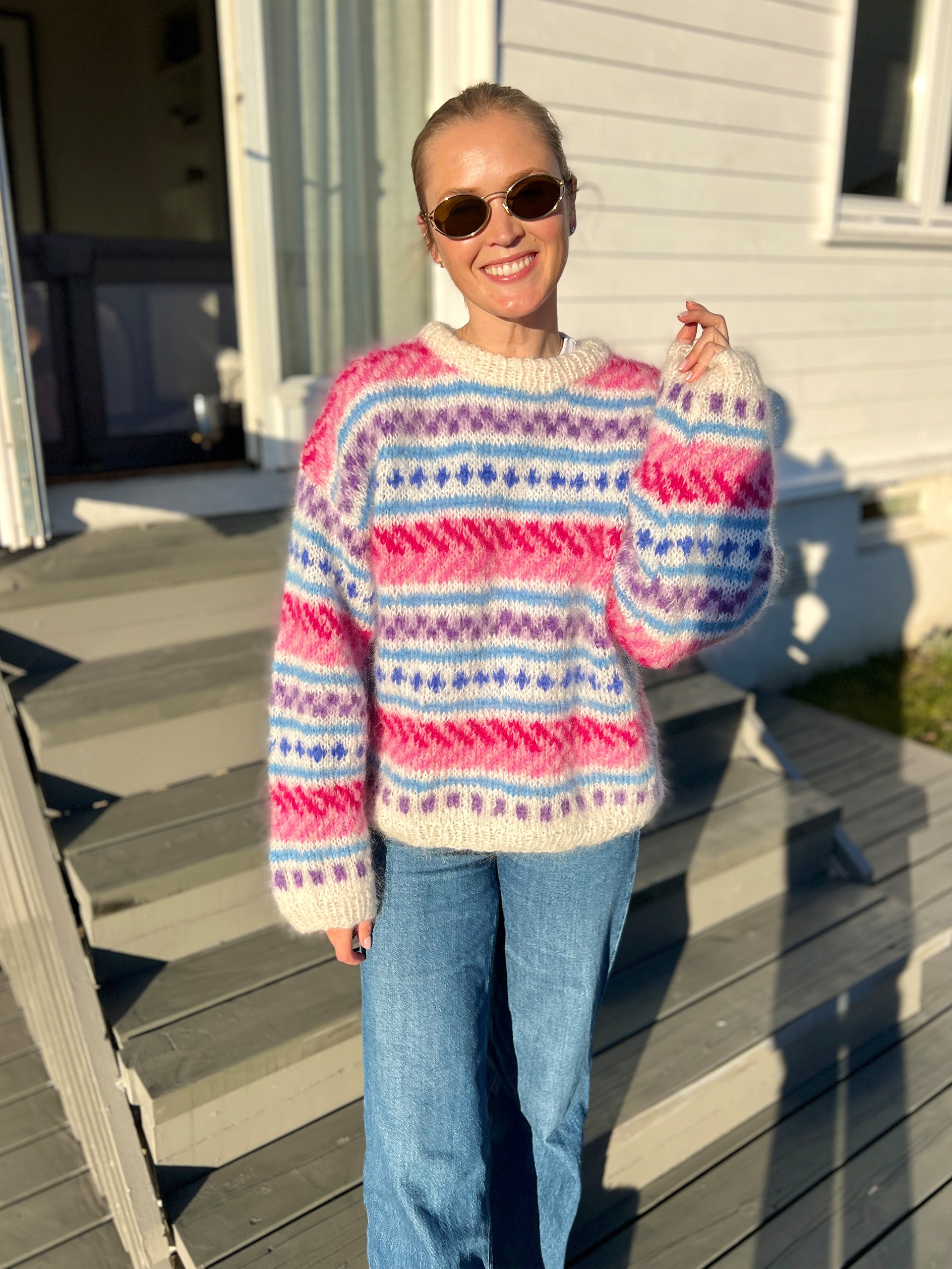 IR 02-03c Hanami sweater (Påfugl in Paris)