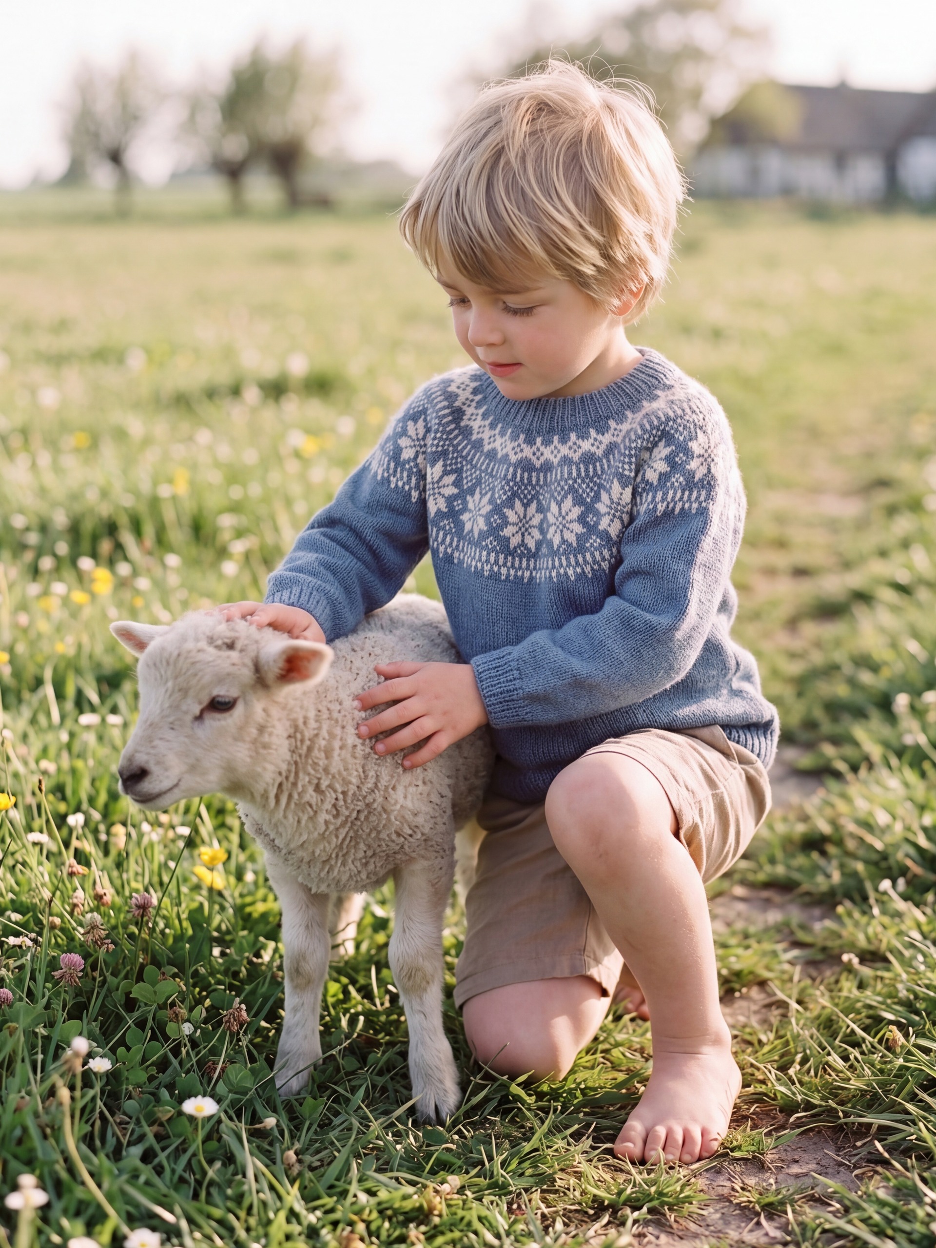 621MS-03 Chunky selbu sweater mini