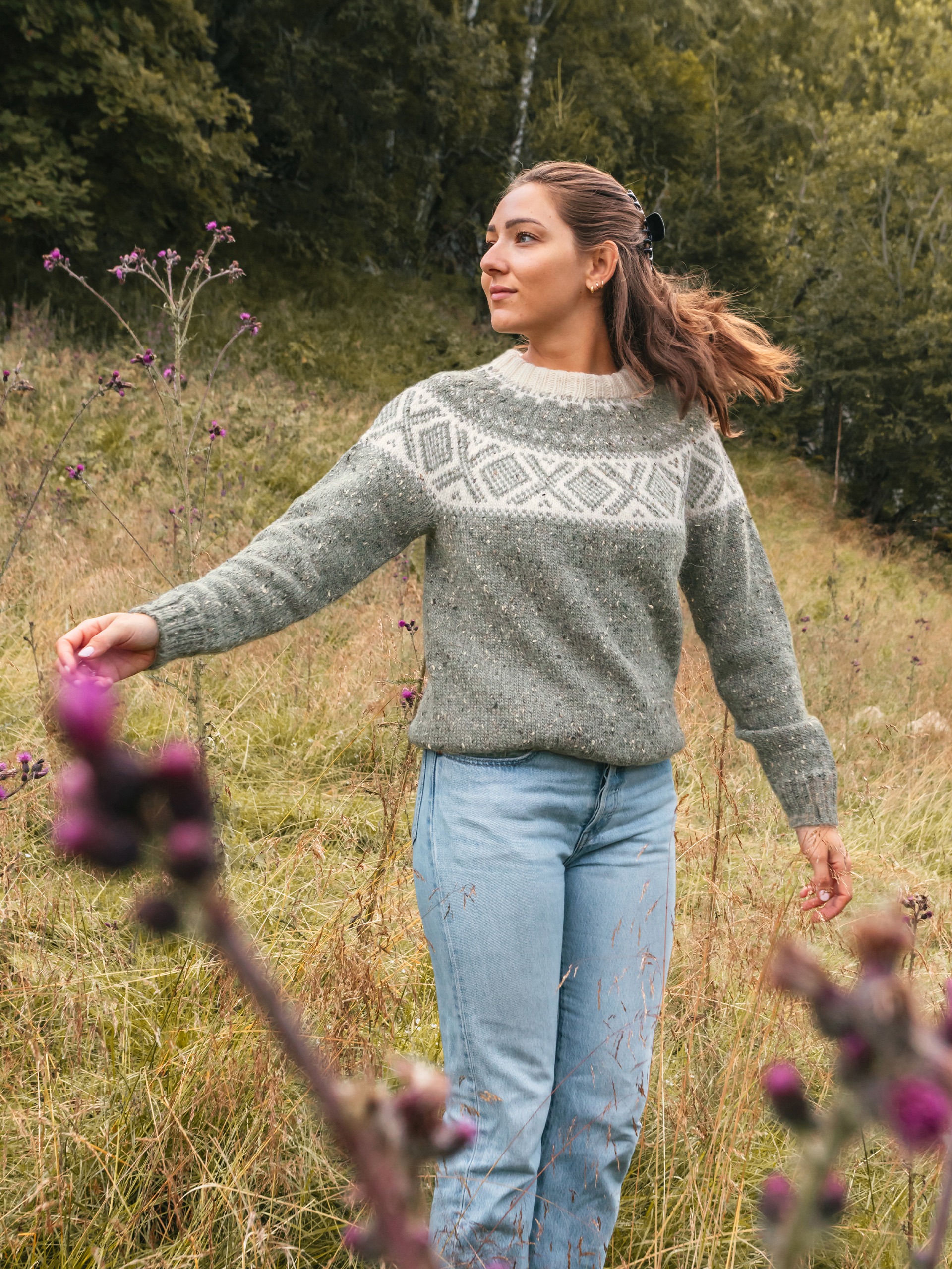 111-16b Cortina unisex genser