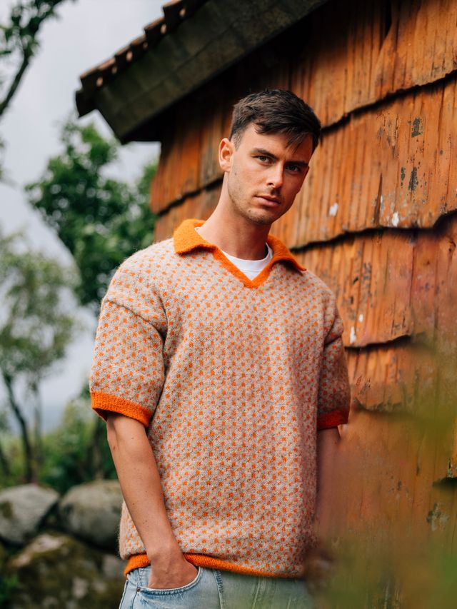 16-09 Islender herre t-skjorte