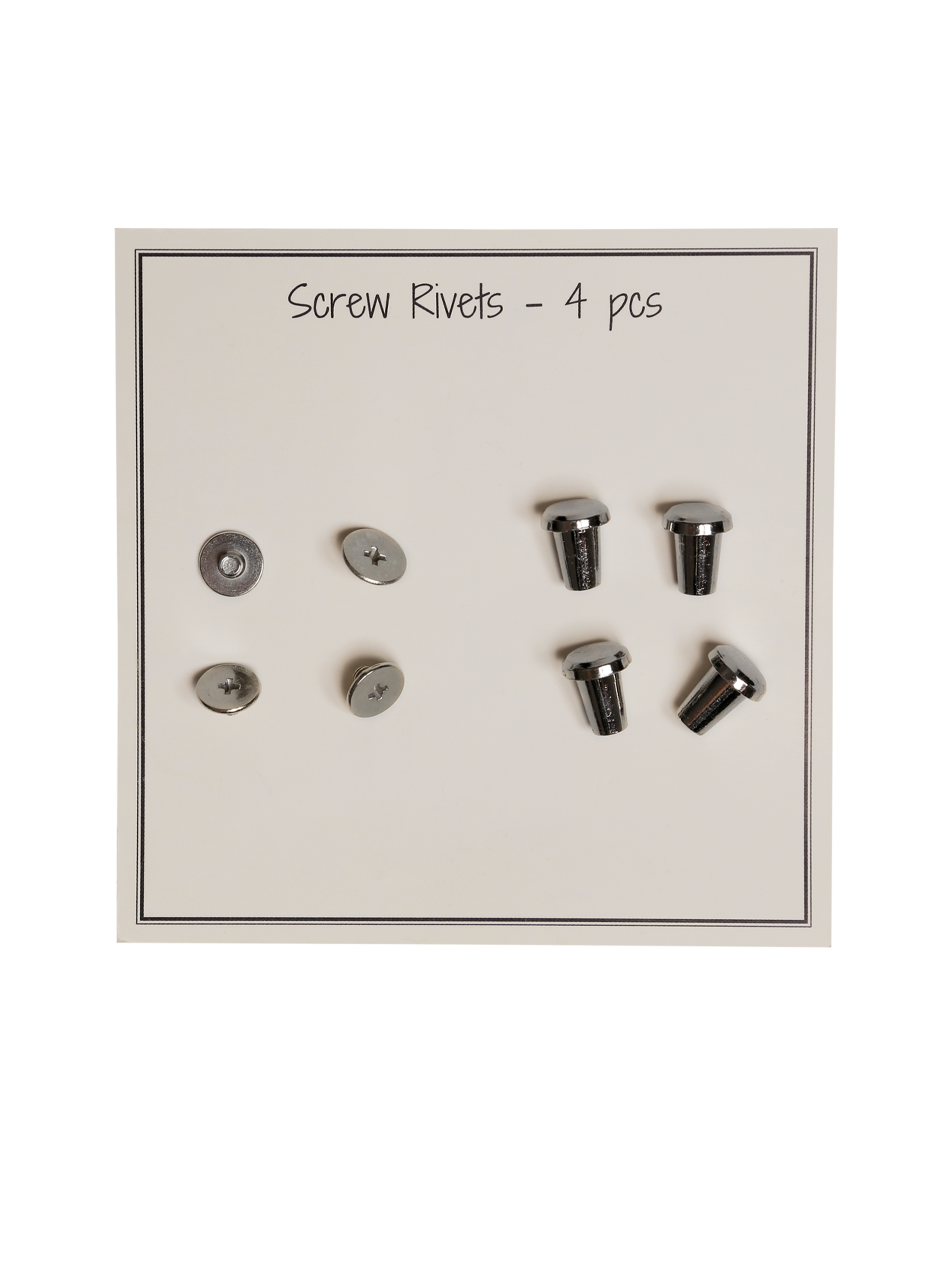 Skrue nitter - 10 mm - Sølv