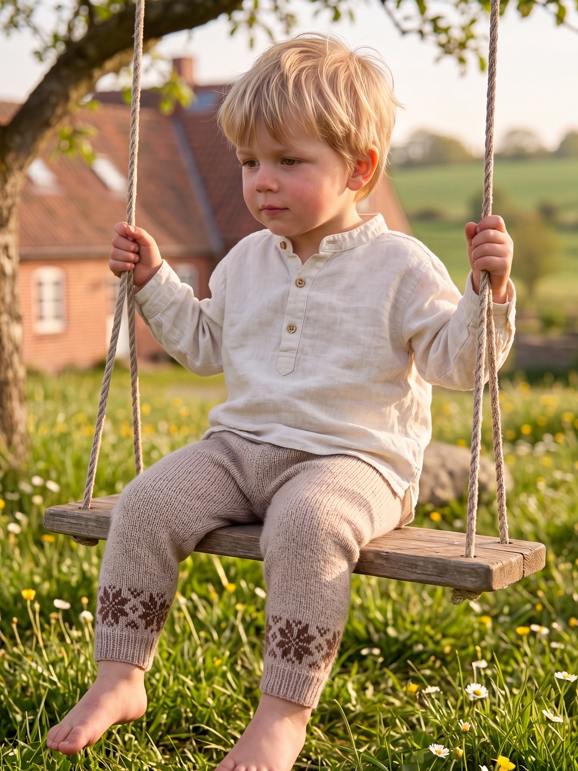 621MS-04 Chunky selbu bukser