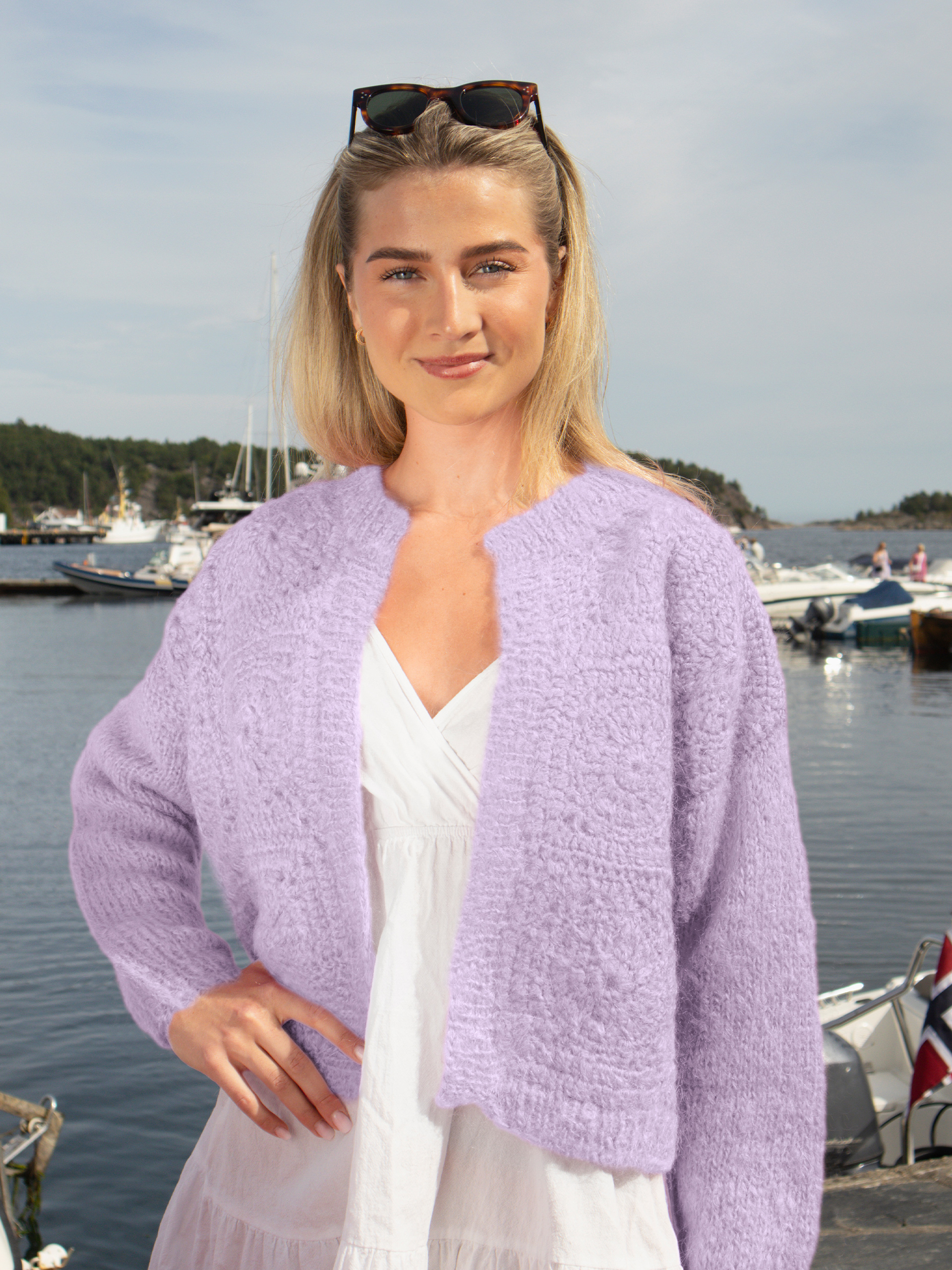 24-47g Moselle jakke lys lilla