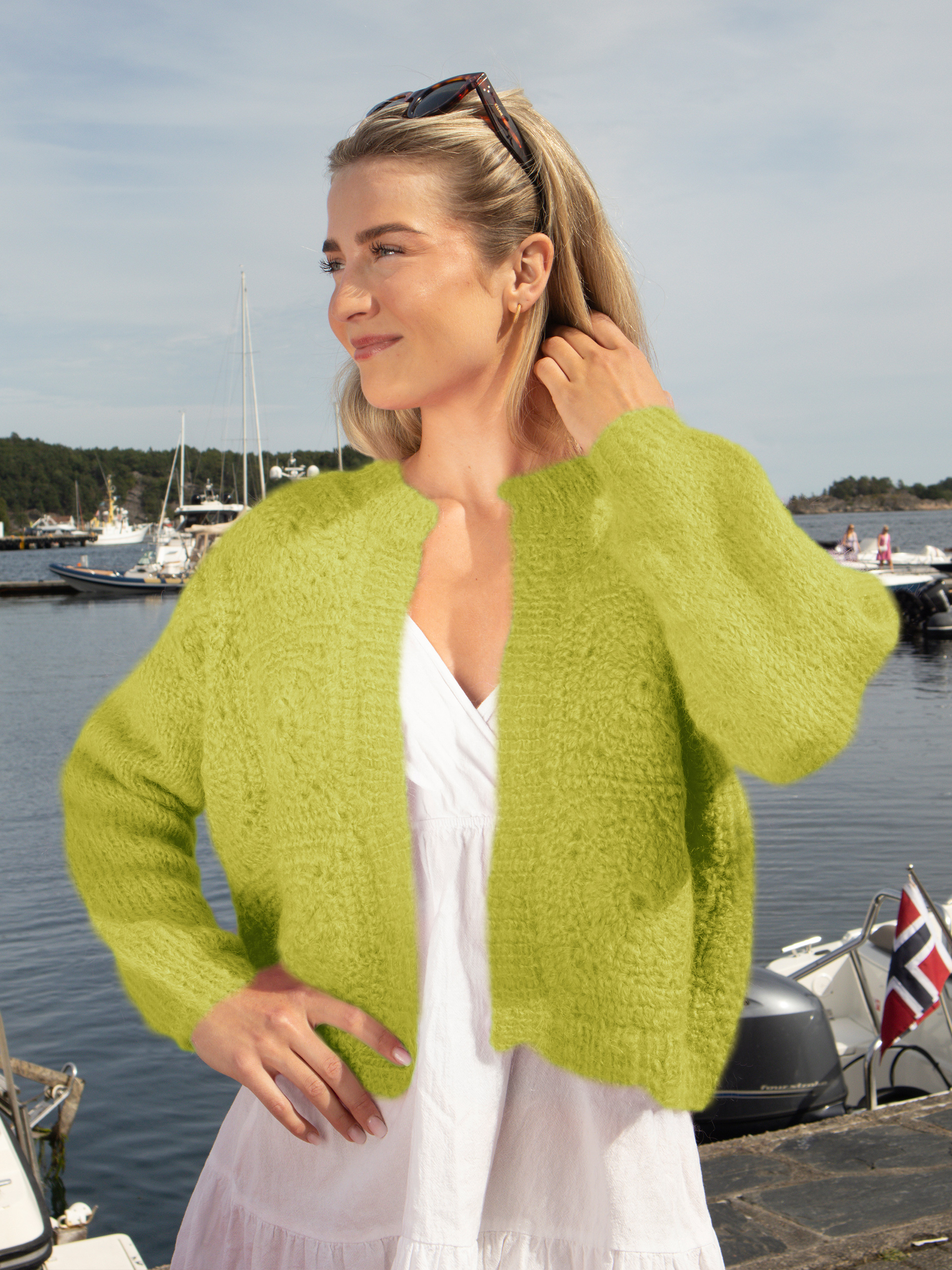 24-47k Moselle jakke pæregrønn