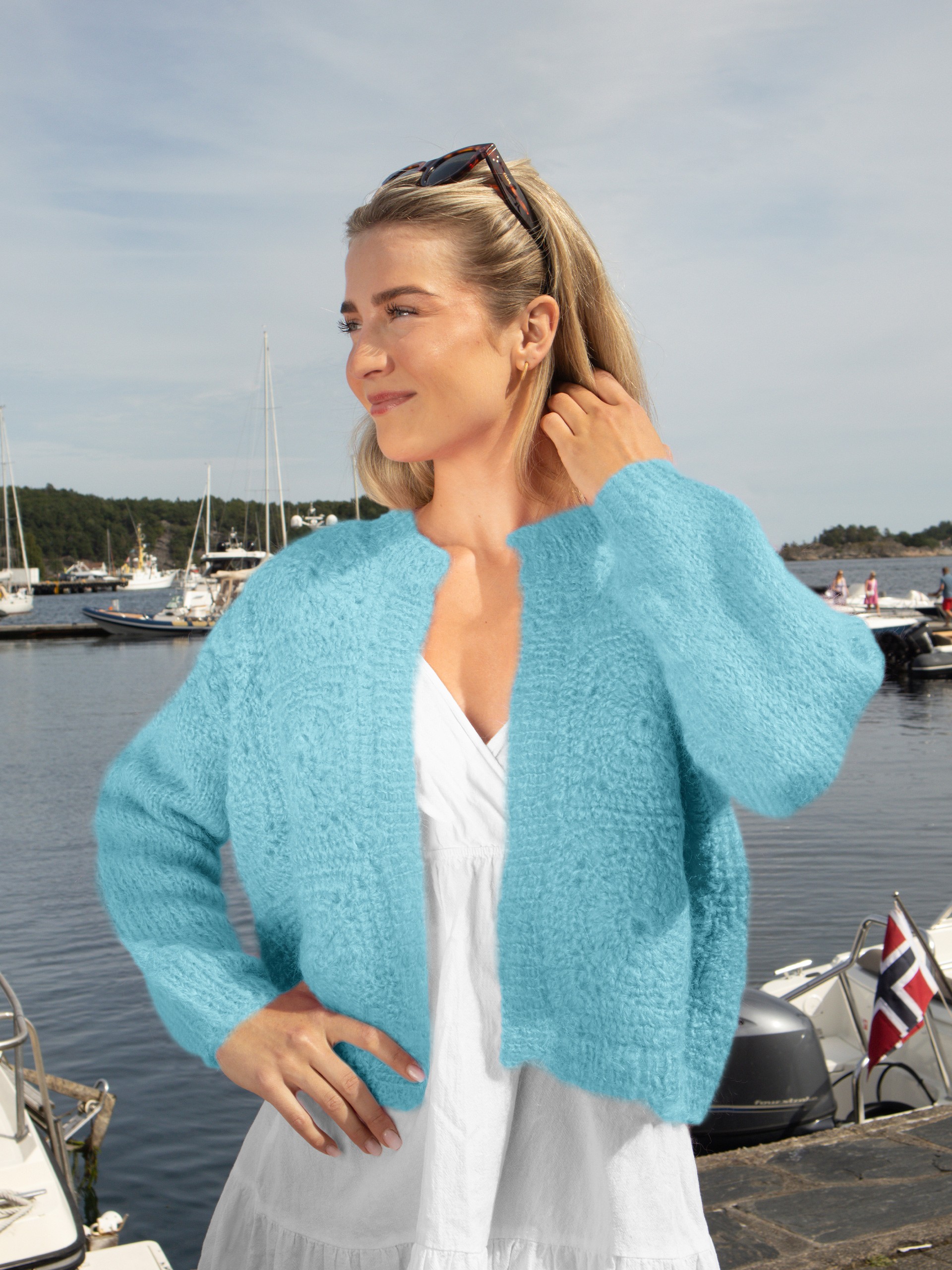 24-47m Moselle jakke karibisk blå