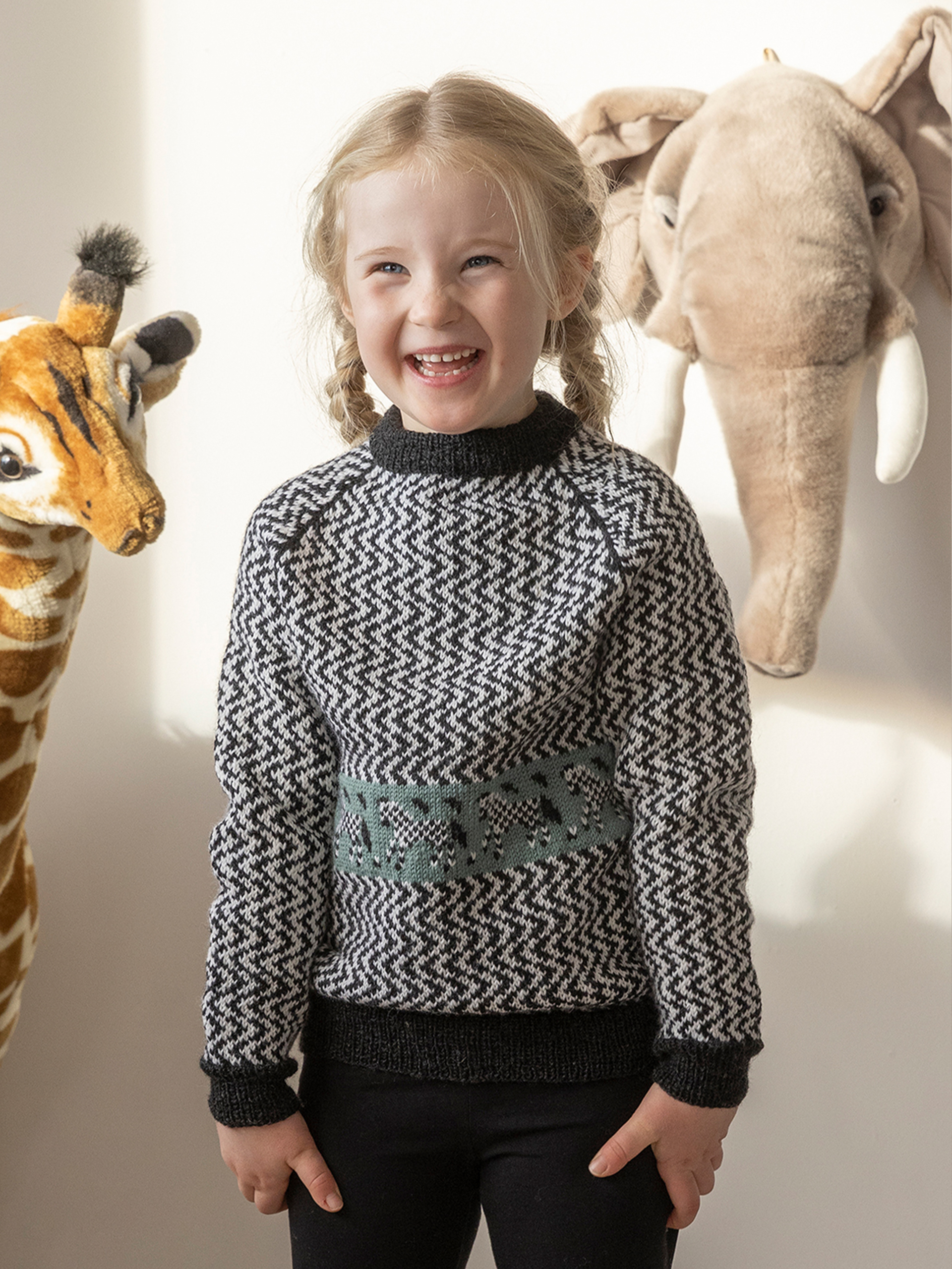 2401-11 Sebra genser