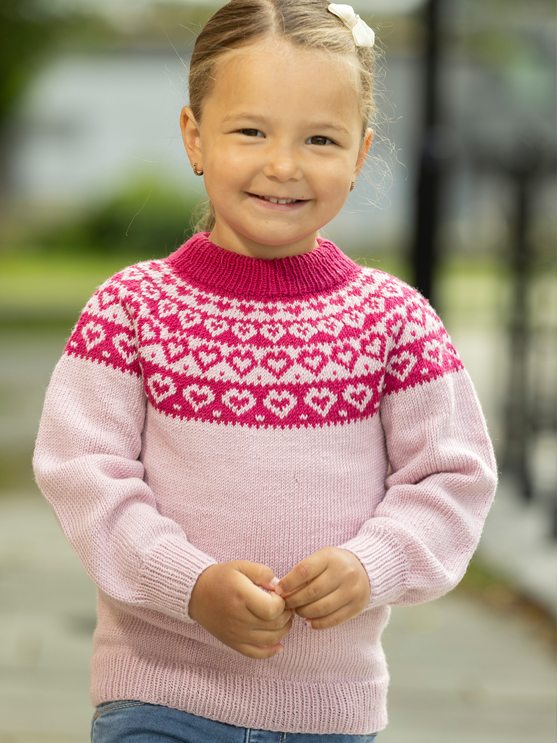 2424-2a Hjerte genser