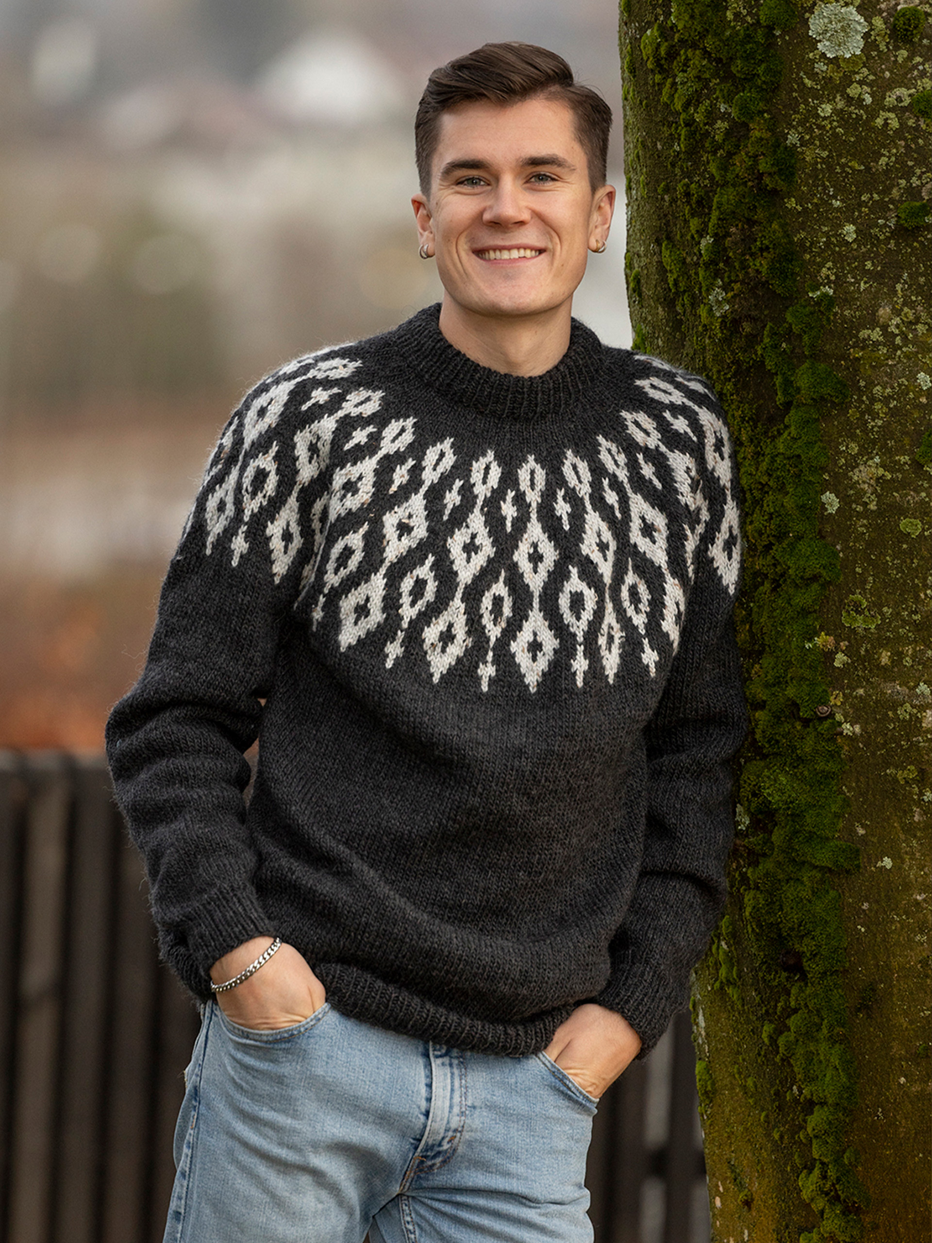 2502-11a Runde genser