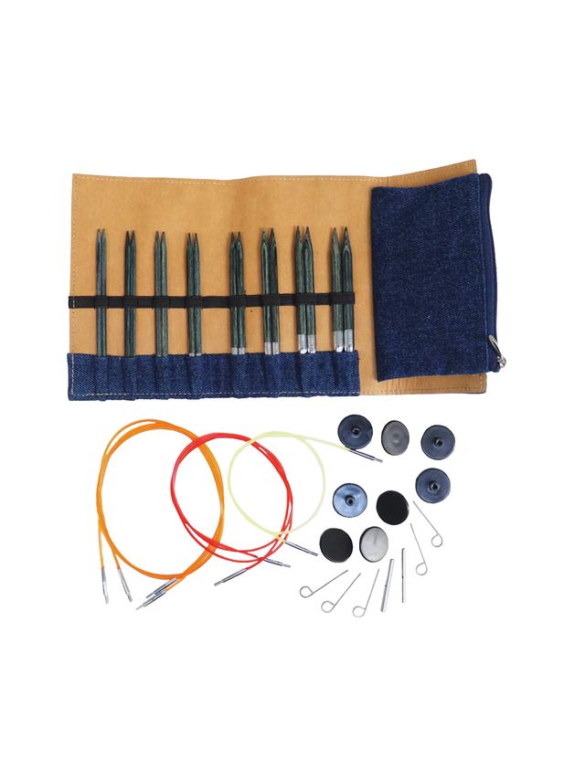 Denim Special - Udskiftelig Rundpinde Sæt - 3.5 - 8.0mm