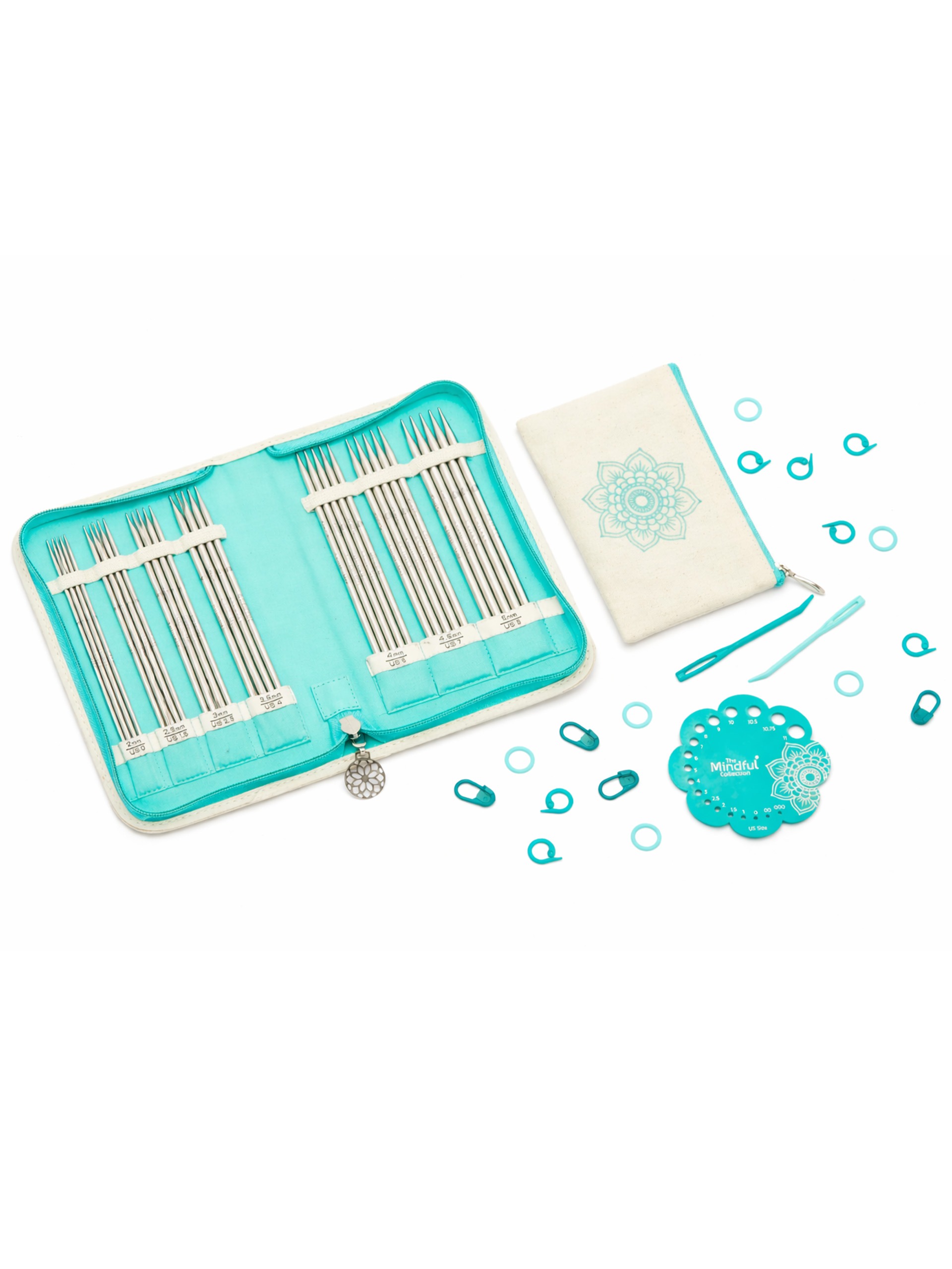 Mindful Grateful, 2,0–5,0 mm strømpepindesæt 15 cm