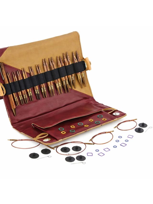 Ginger Rød, 3,5–12,0 mm Deluxesæt korte udskiftelige pinde