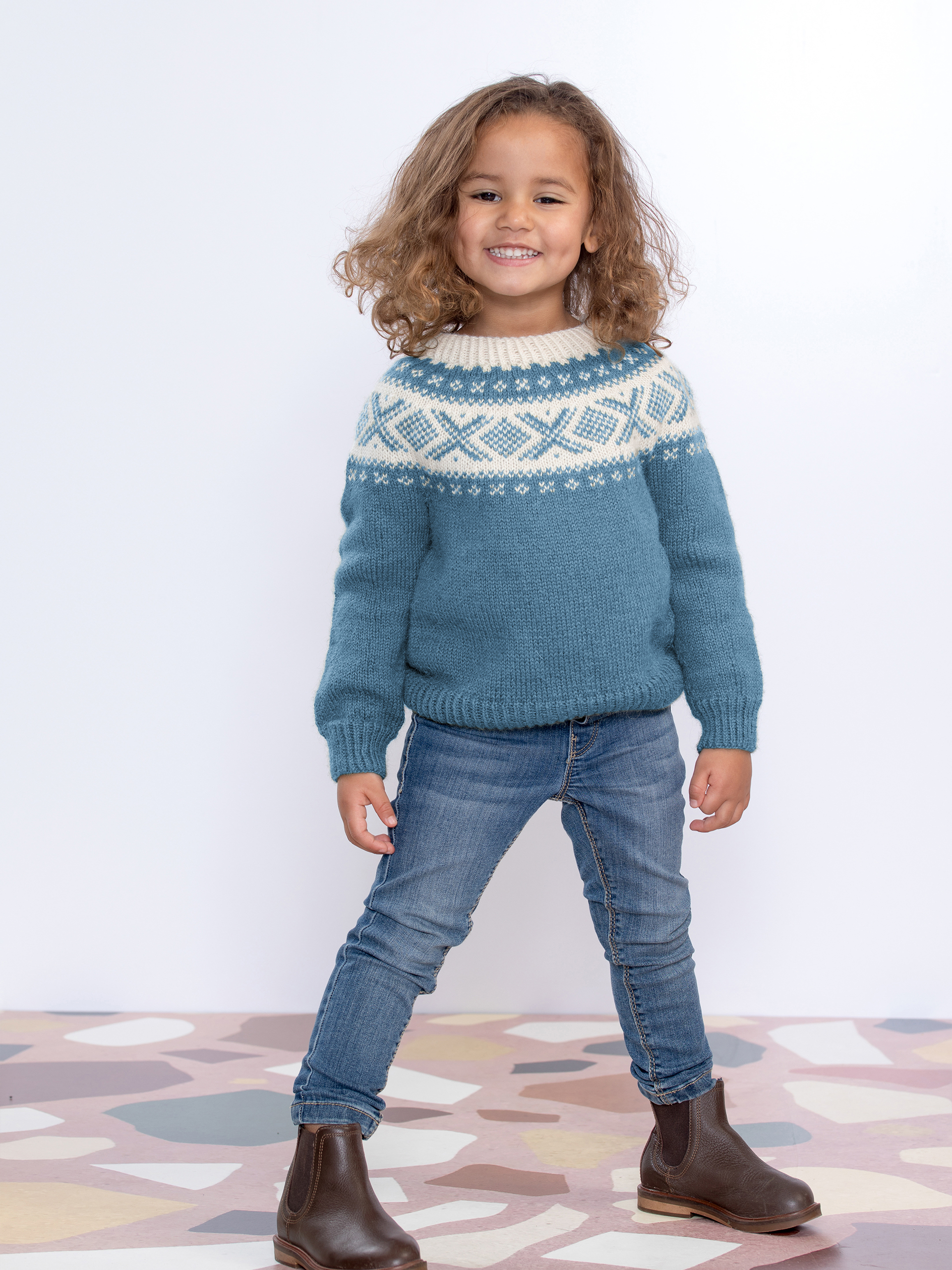 405-01d Cortina kids genser