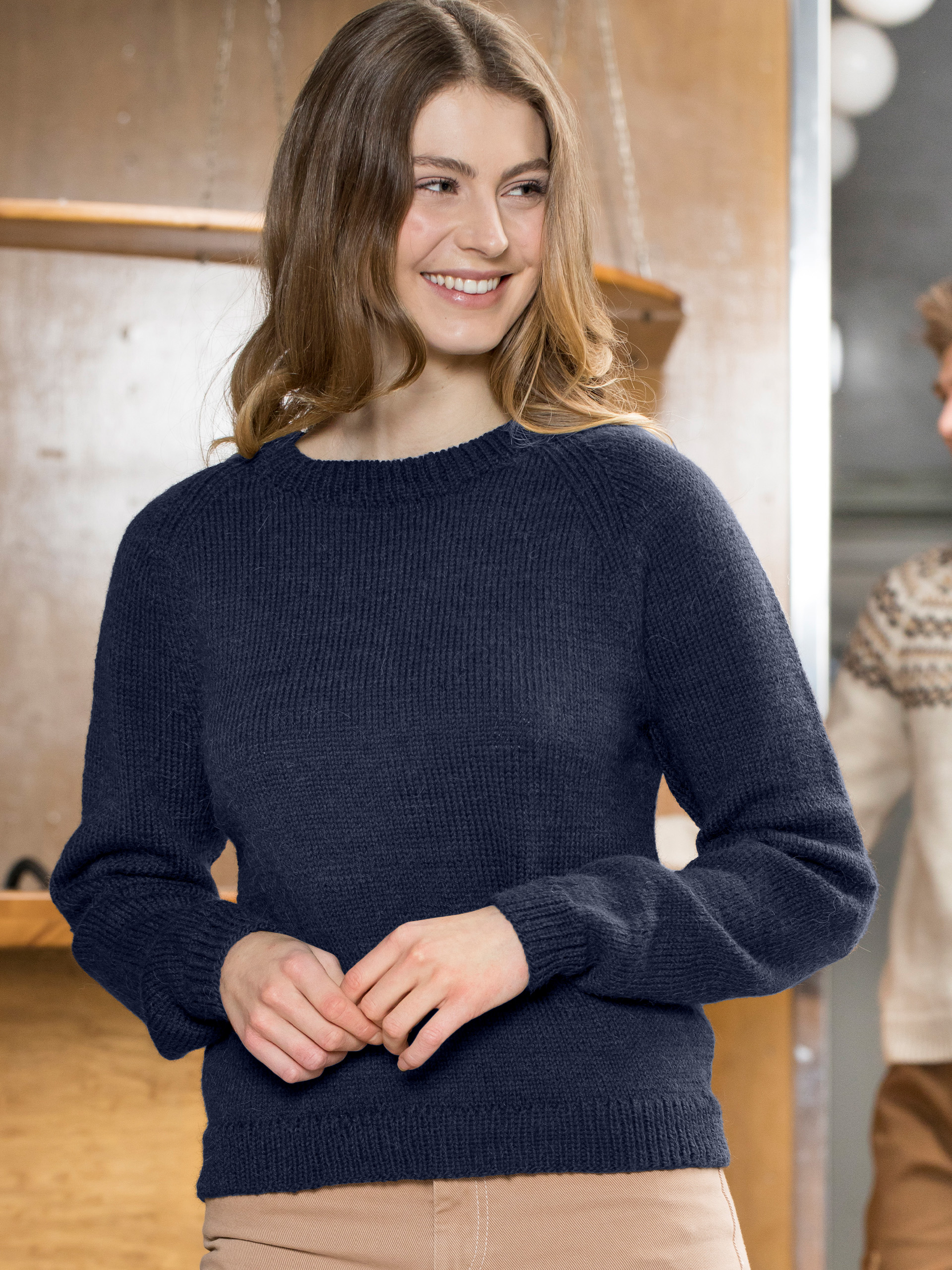 91-02b Elben genser marine