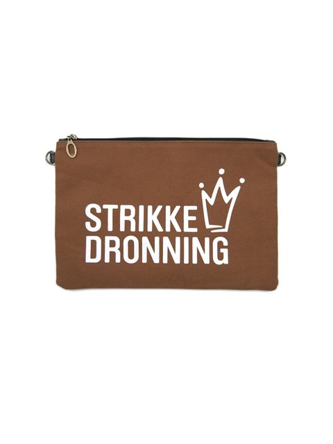 Strikkeveske - strikkedronning - brun