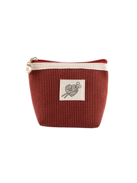 Strikkeveske - murstein