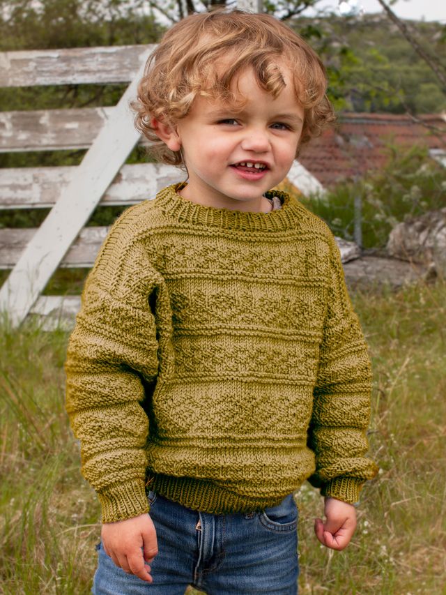 BILLIE genser sennep (Woolevo)