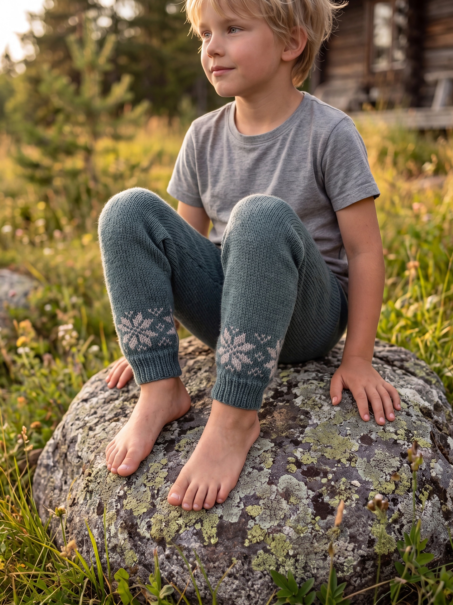 621MS-04h Chunky selbu bukser (Merinor)