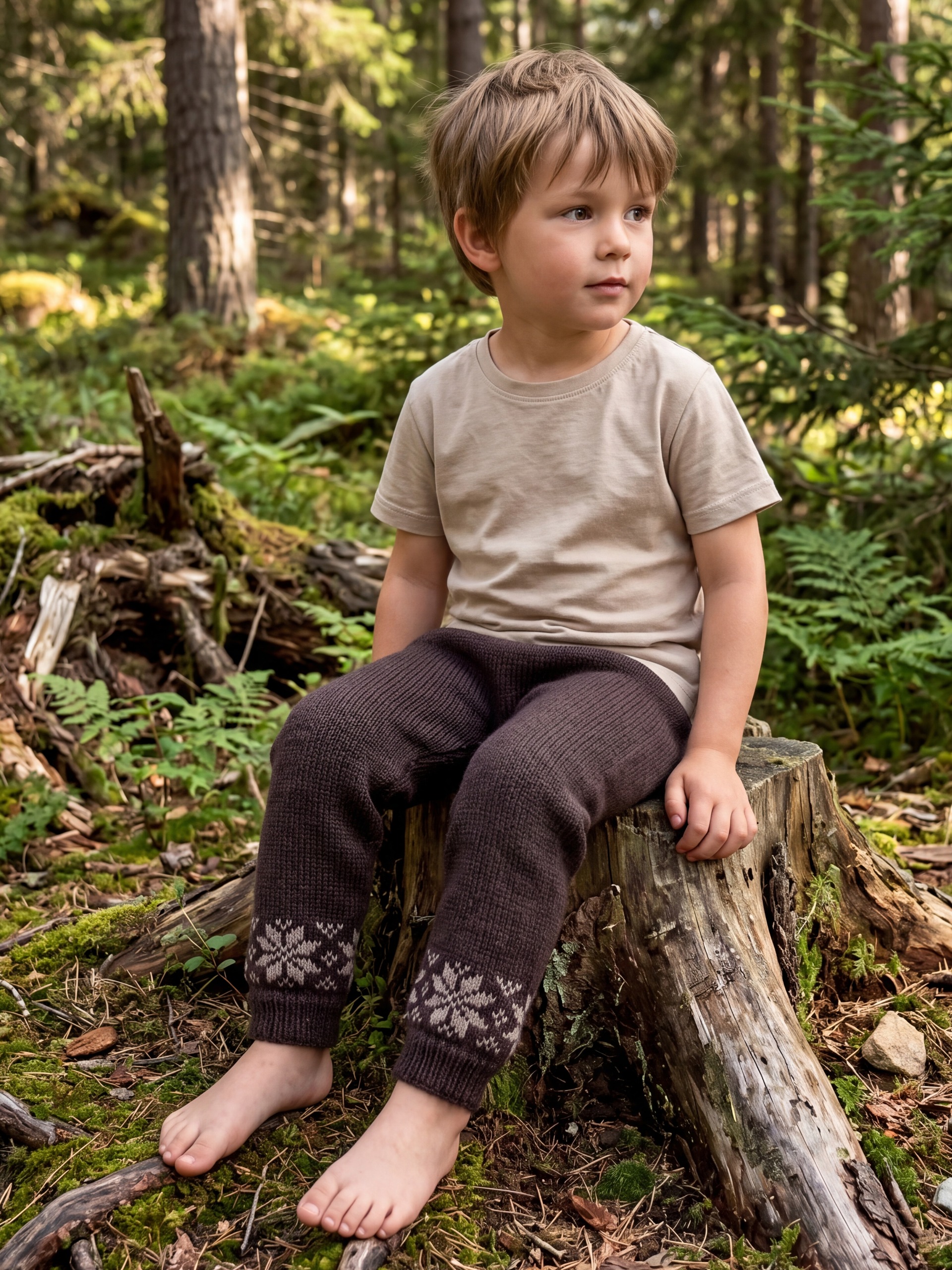 621MS-04l Chunky selbu bukser (Merinor)