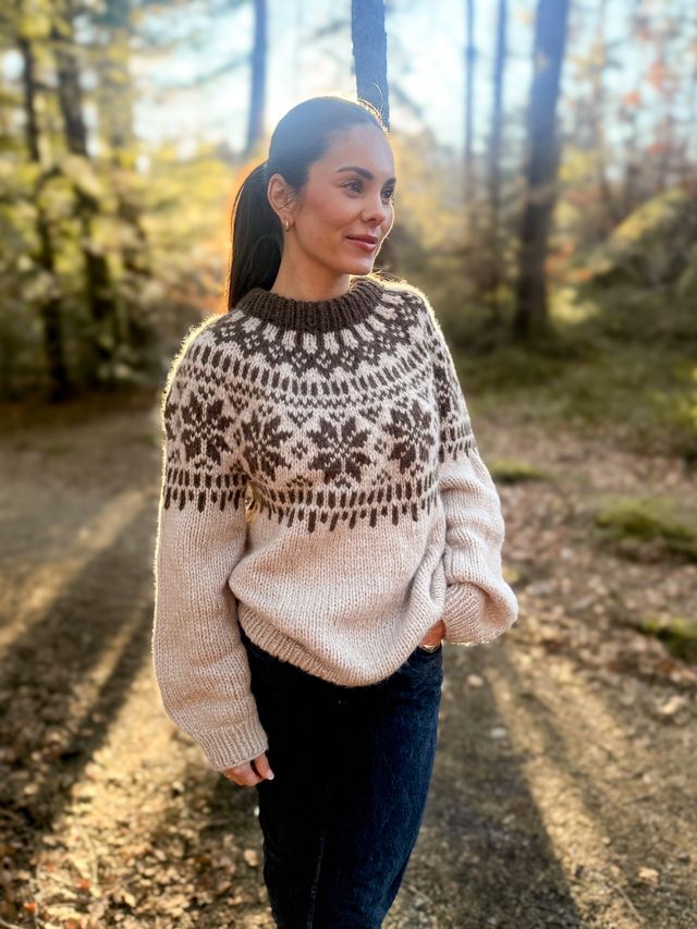 621MS-01 Chunky selbu sweater
