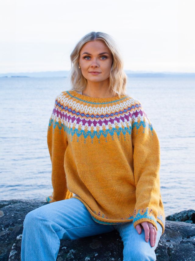 422K-03o GLEÐI genser