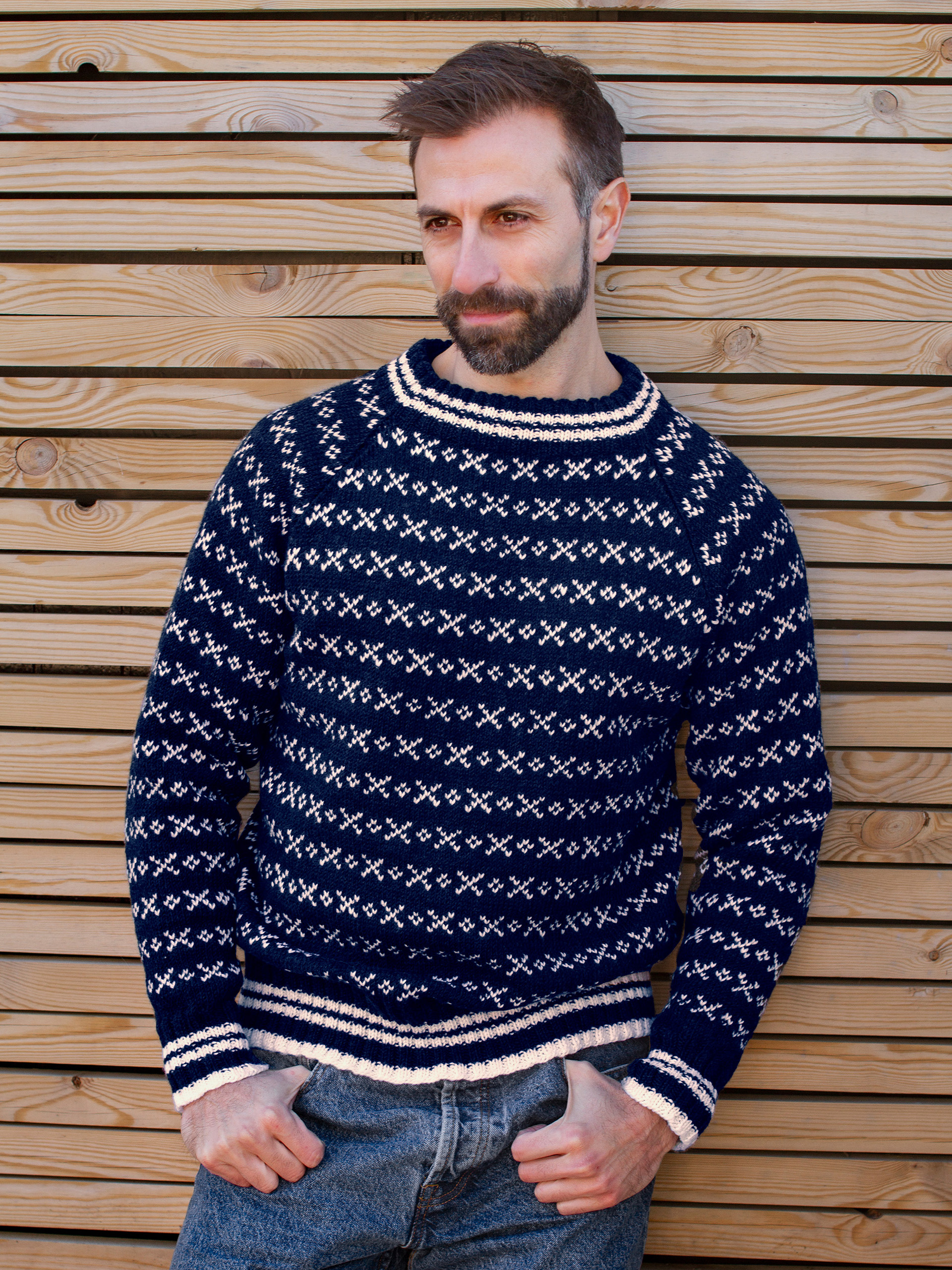 HUSAVIK Islender herre marine (Merinor)