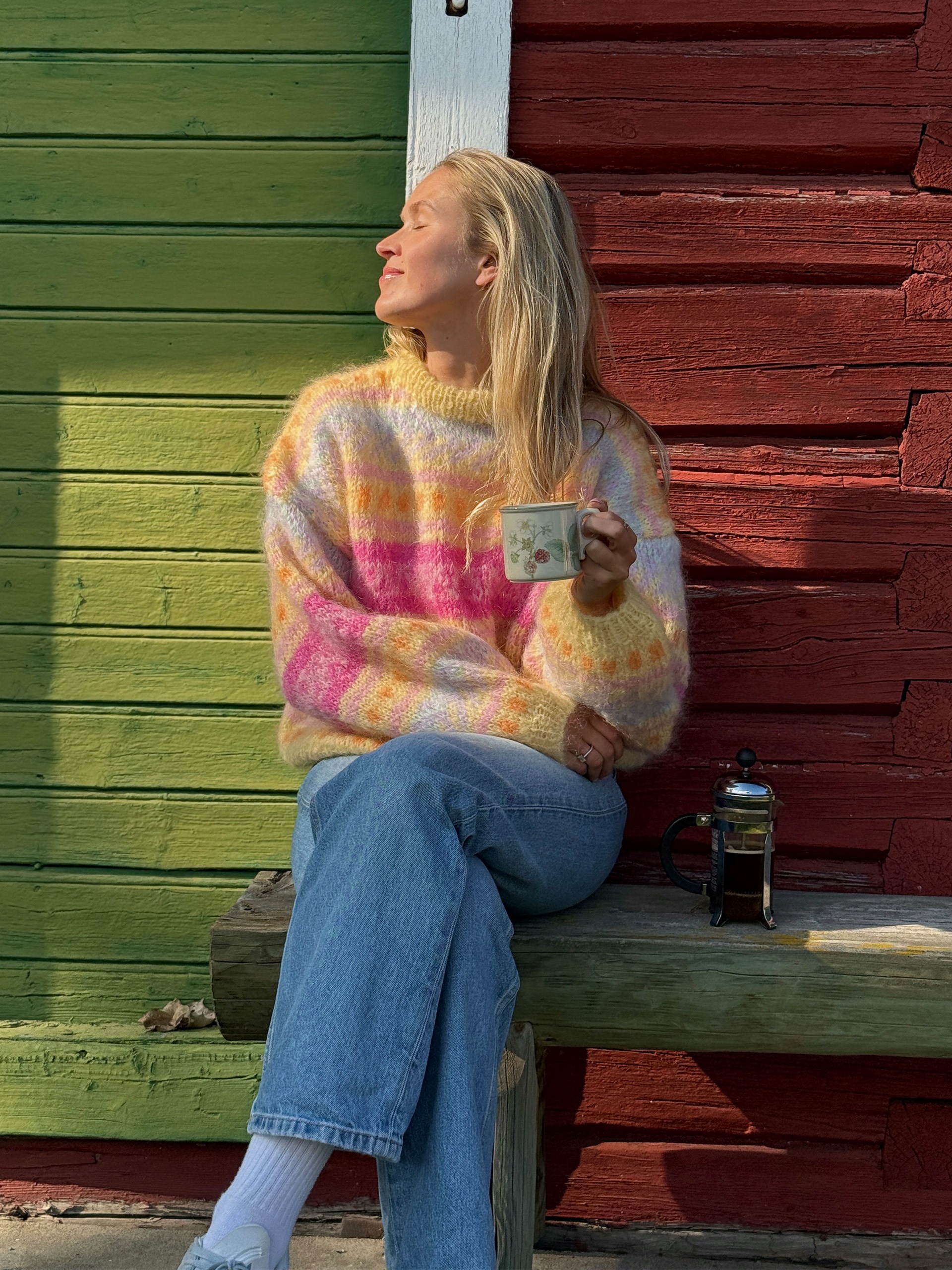 IR 02-01b Hanami sweater (Påfugl in Paris)