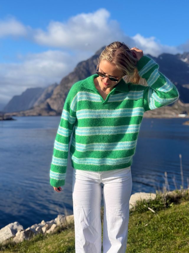 IR 06-03a Hvaler genser (Kidsilk Erle)