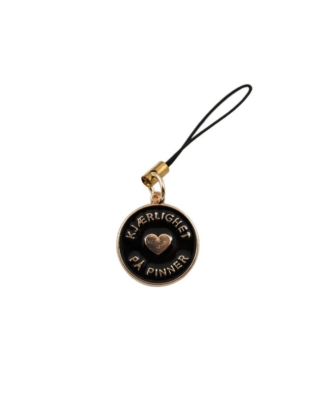 Maskemarkør - Rund - sort/gull