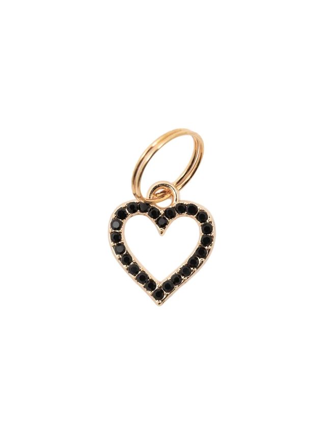 Maskemarkør - Hjerte - sort