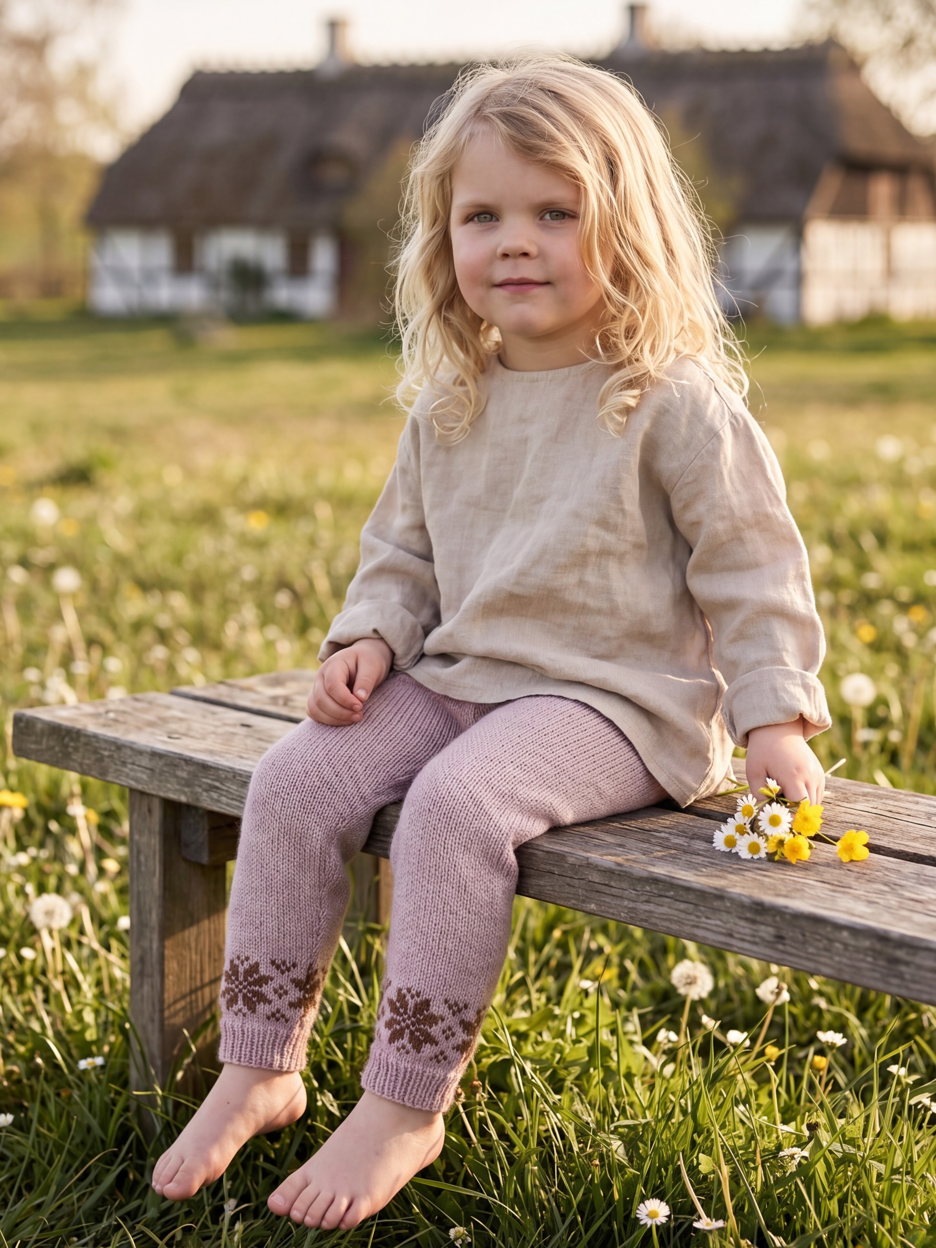 621MS-04 Chunky selbu bukser