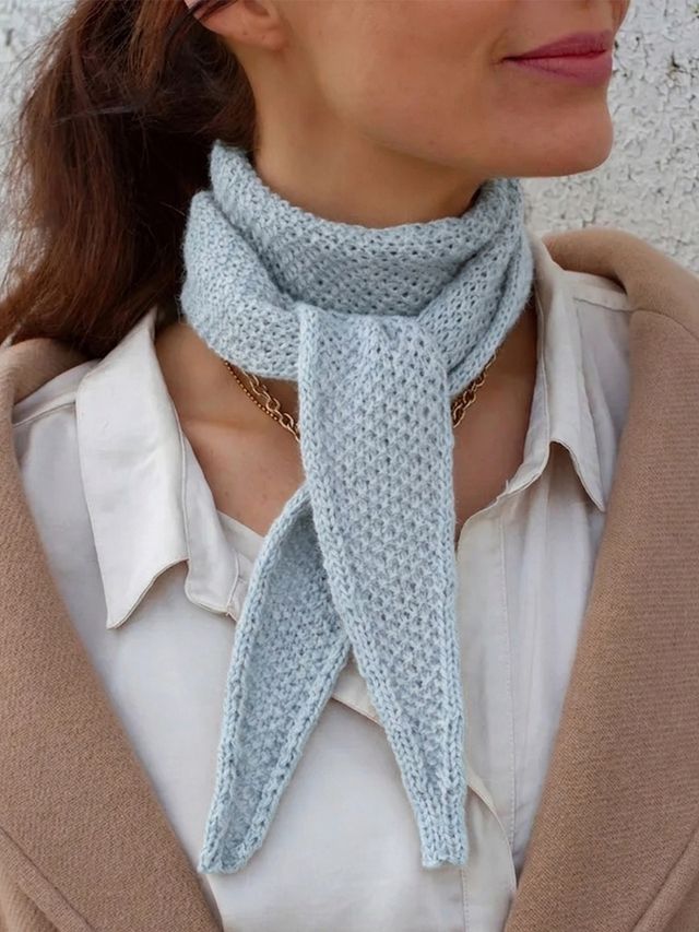 Softie scarf lyseblå