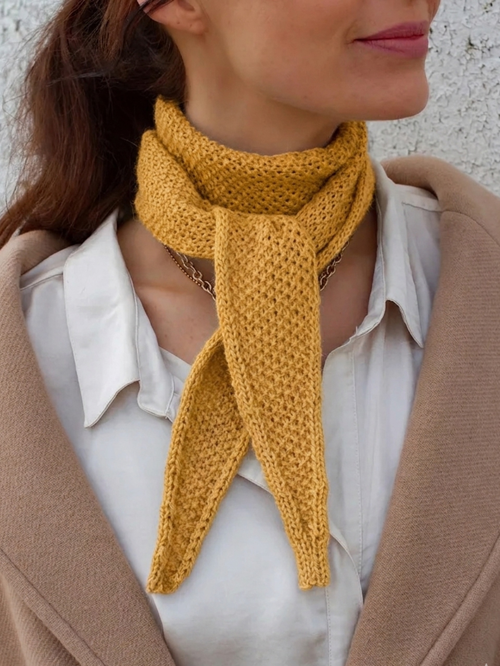 Softie scarf majs gul
