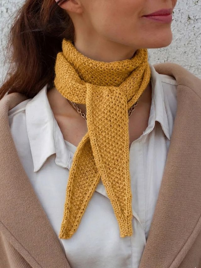 Softie scarf majs gul