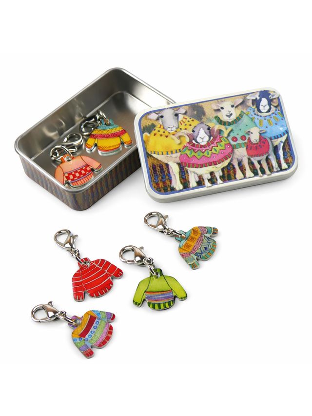 Maskemarkører med metaldåse – Strikkede sweatre