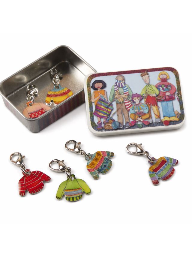 Maskemarkører med metaldåse – Strikkede sweatre