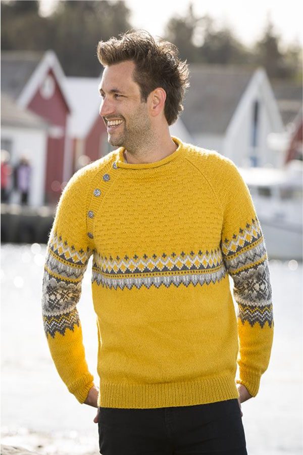 1709-10 Fryd sweater gul