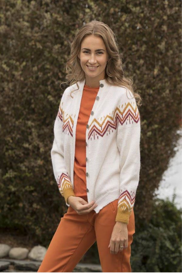 1816-1 Selene kofte hvid