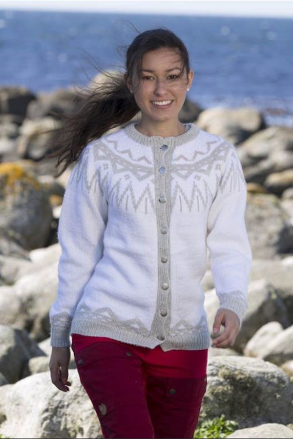 1708-9 Herla kofte hvid