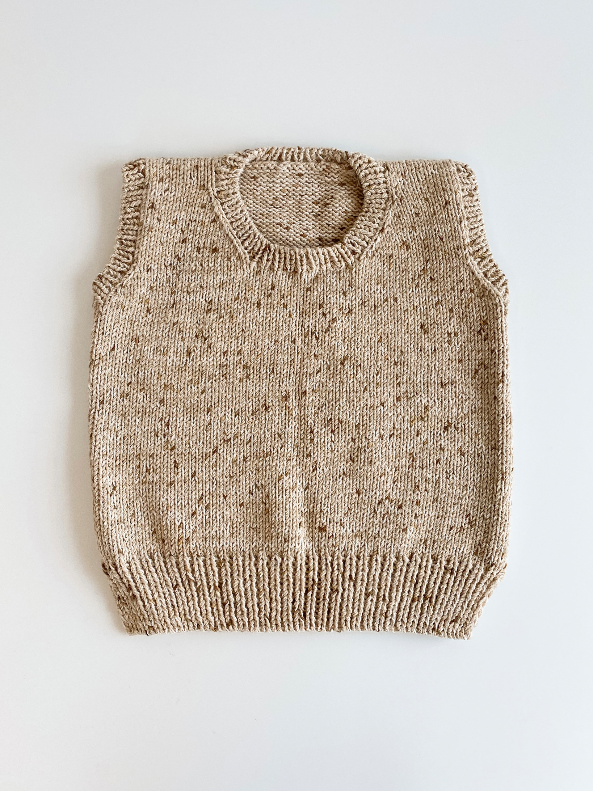 Woolly vest chocolate