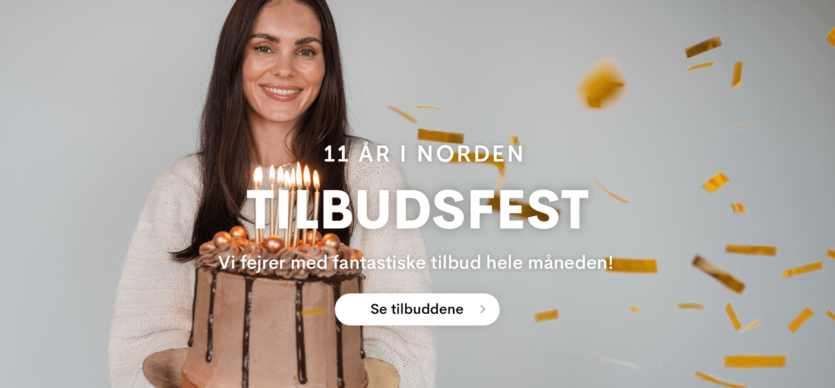 11 år i Norden - Tilbudsfest - vi feirer med fantastiske tilbud hele måneden!